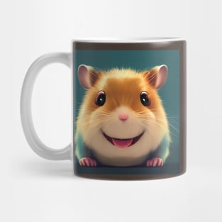 Smiling Hamster Art Mug